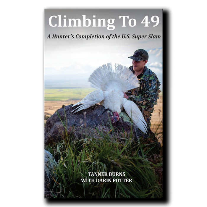 Book - Climbing to 49 hard cover page